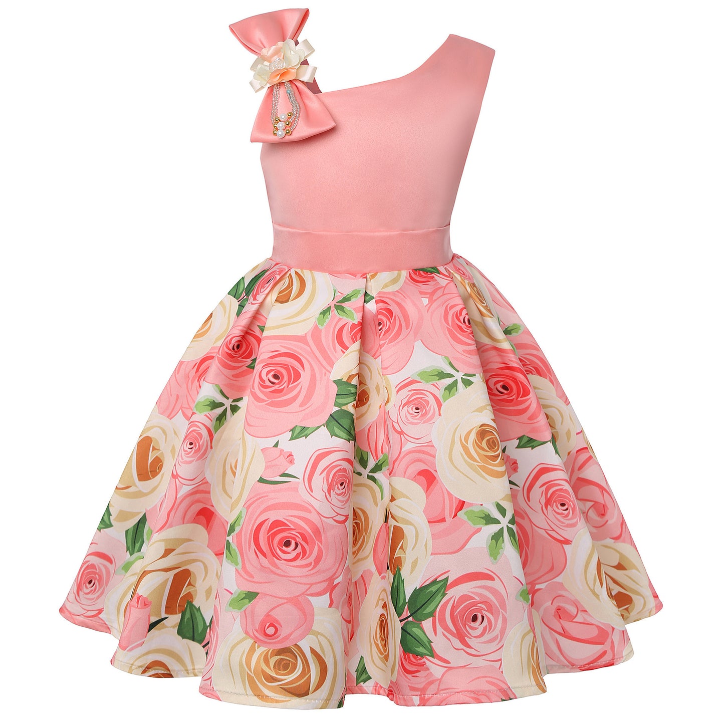 Girls’ Princess Dress – Digital Print Children’s Dress