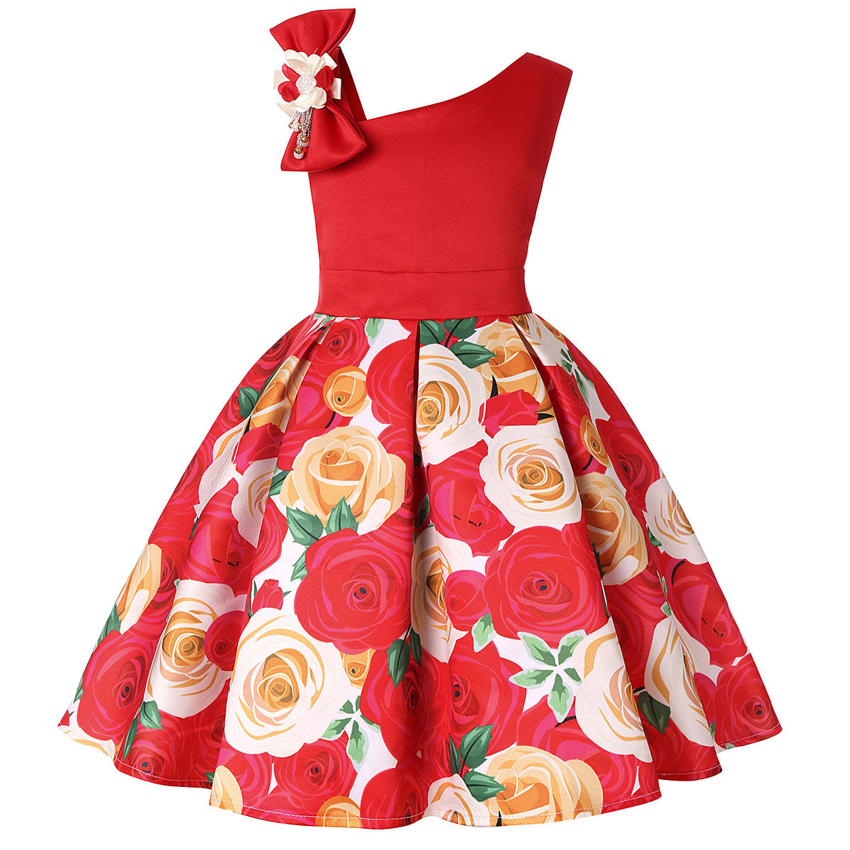 Girls’ Princess Dress – Digital Print Children’s Dress