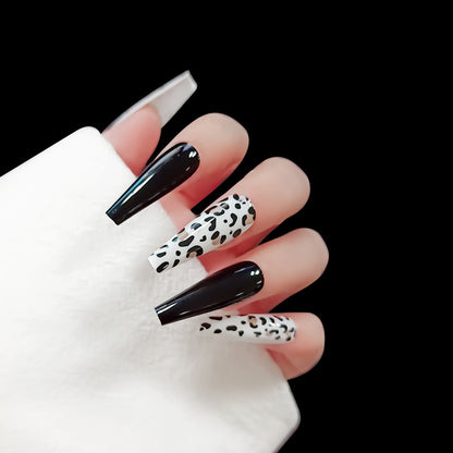 Long Ballet Nails – Flat & Pointed Water Droplet Design, Stylish False Nail Tips