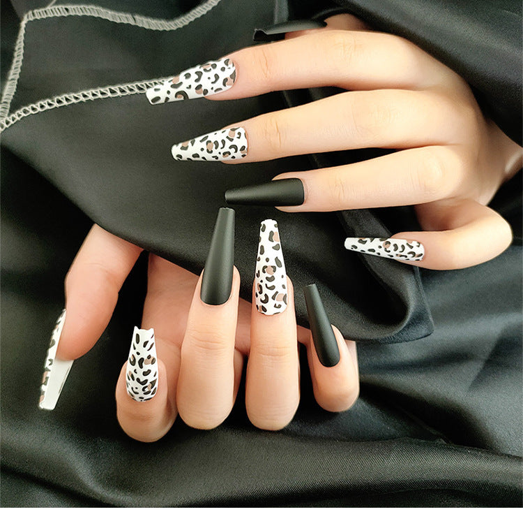 Long Ballet Nails – Flat & Pointed Water Droplet Design, Stylish False Nail Tips
