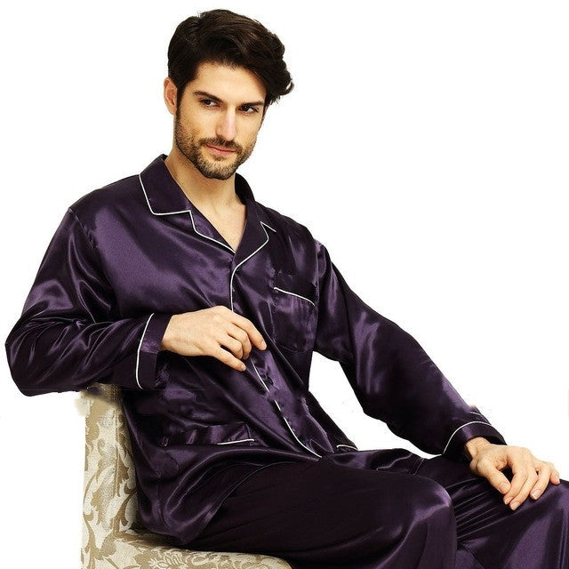 Men’s Winter Pajama Set – Warm Homewear & Nightwear