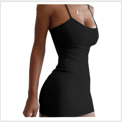 Women's Solid Color Halter Bodycon Mini Dress