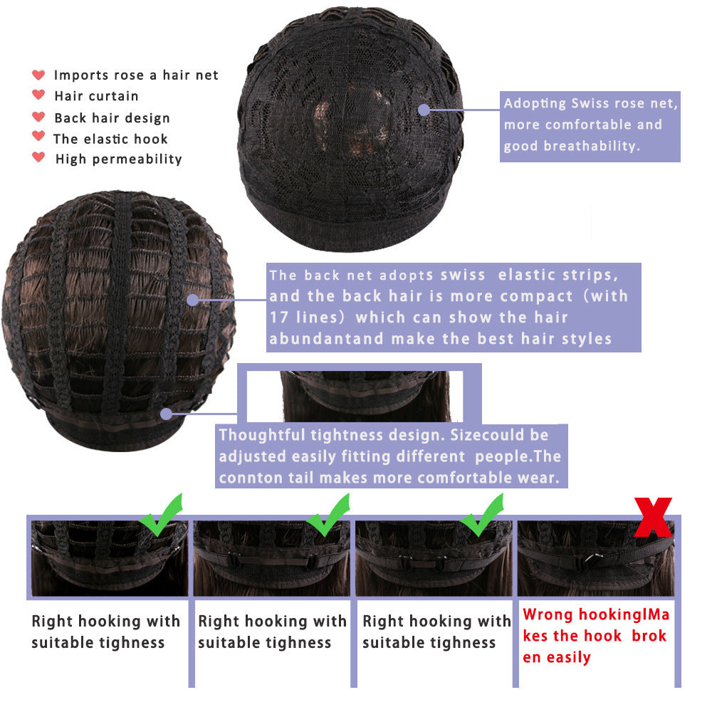 European & American Women’s Short Curly Wig