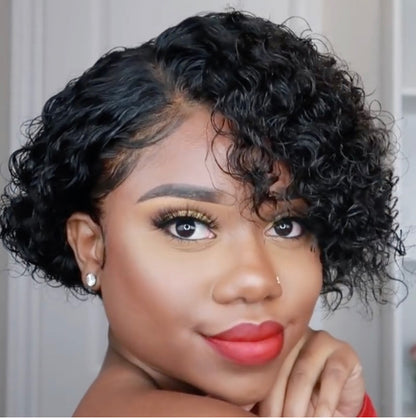 European & American Women’s Short Curly Wig