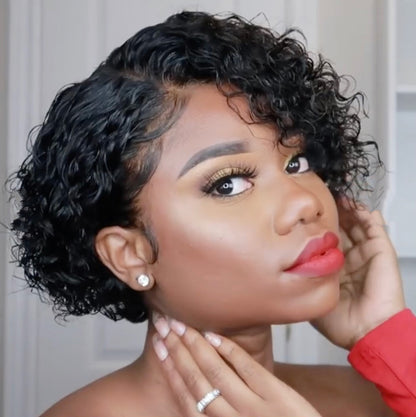 European & American Women’s Short Curly Wig