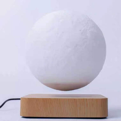 Levitating Moon Lamp – 3D Printed Floating Night Light with Magnetic Base