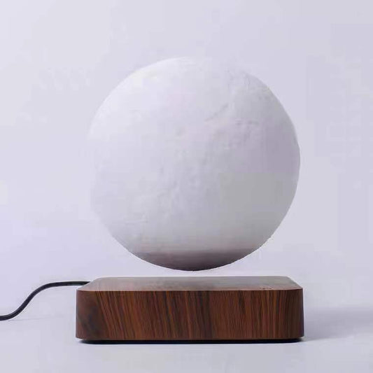 Levitating Moon Lamp – 3D Printed Floating Night Light with Magnetic Base