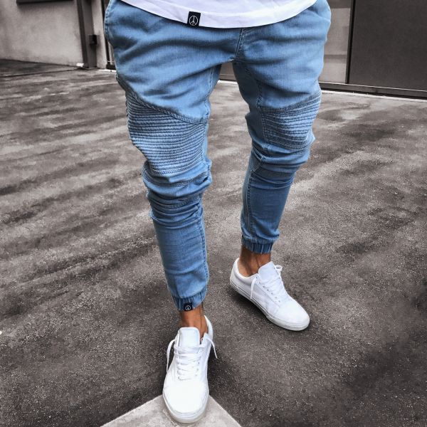 Men’s Light Blue Skinny Jeans