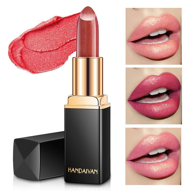 Shiny Metallic Lipstick – Pearlescent Color Changing Lipstick