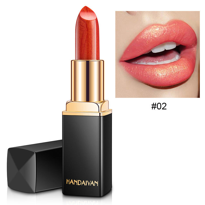 Shiny Metallic Lipstick – Pearlescent Color Changing Lipstick
