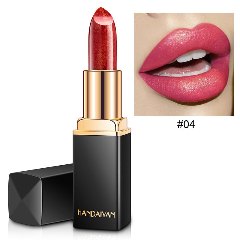 Shiny Metallic Lipstick – Pearlescent Color Changing Lipstick