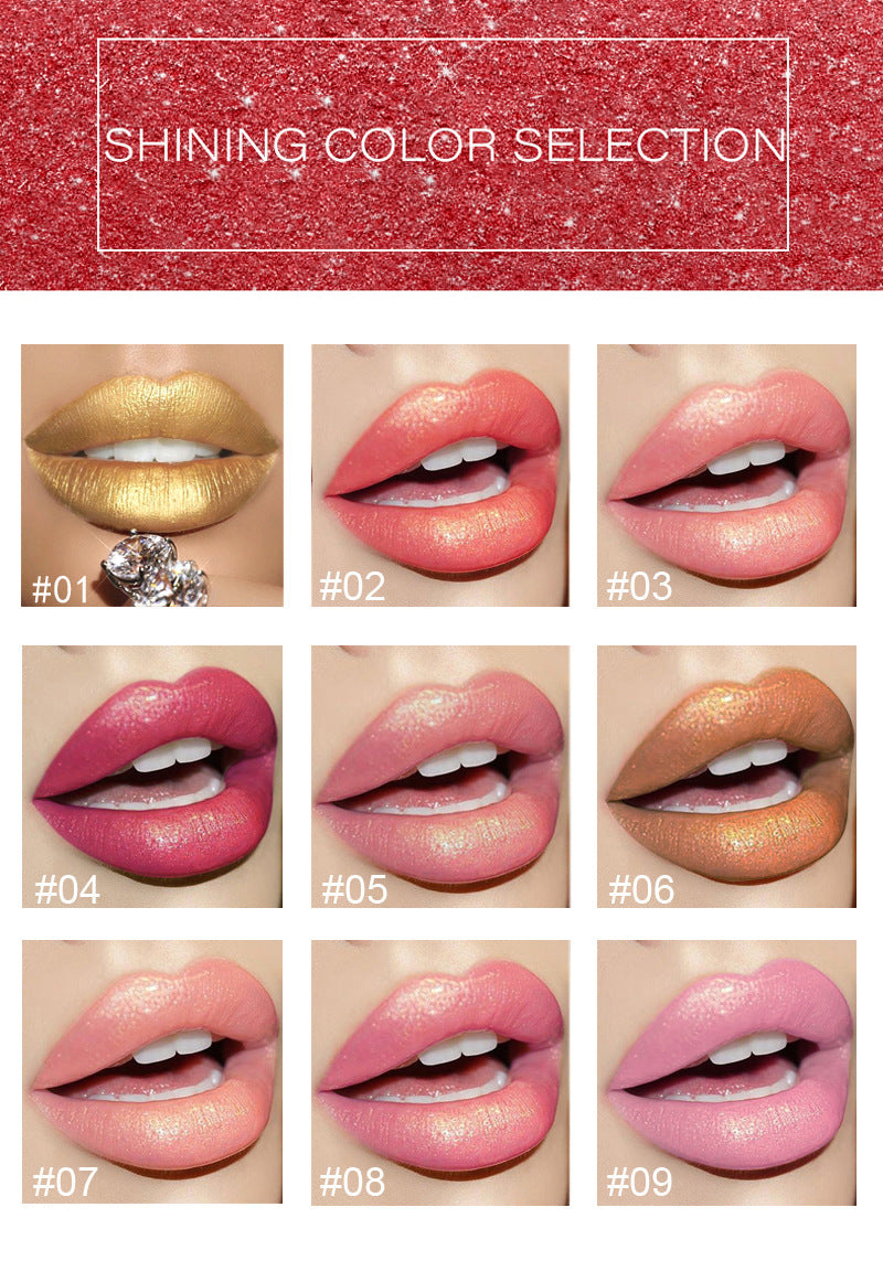Shiny Metallic Lipstick – Pearlescent Color Changing Lipstick