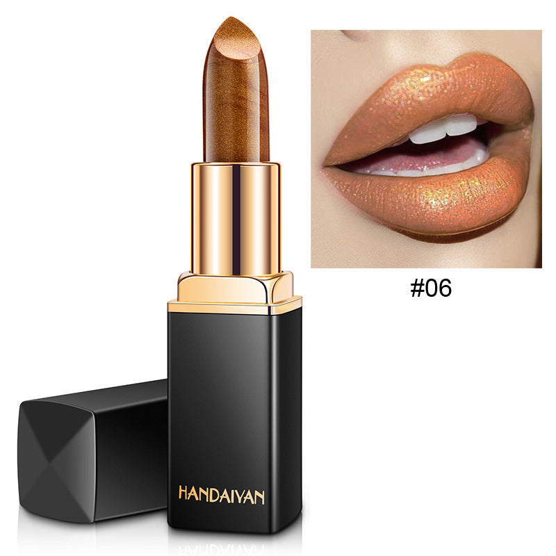 Shiny Metallic Lipstick – Pearlescent Color Changing Lipstick