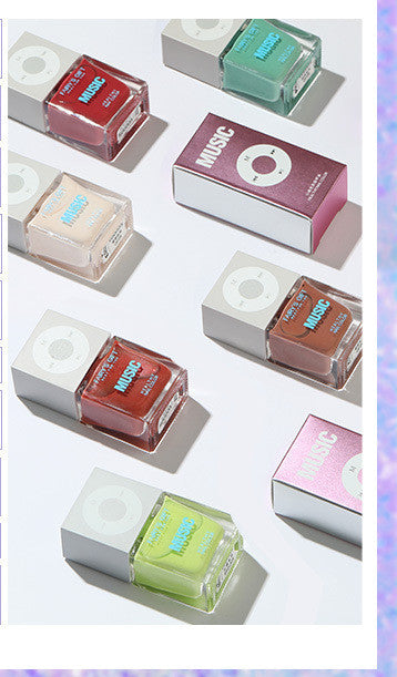 Cherry Color Nail Polish – Odorless, Baking-Free & Long-Lasting Non-Peelable Formula