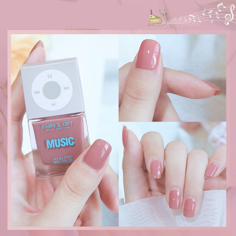 Cherry Color Nail Polish – Odorless, Baking-Free & Long-Lasting Non-Peelable Formula