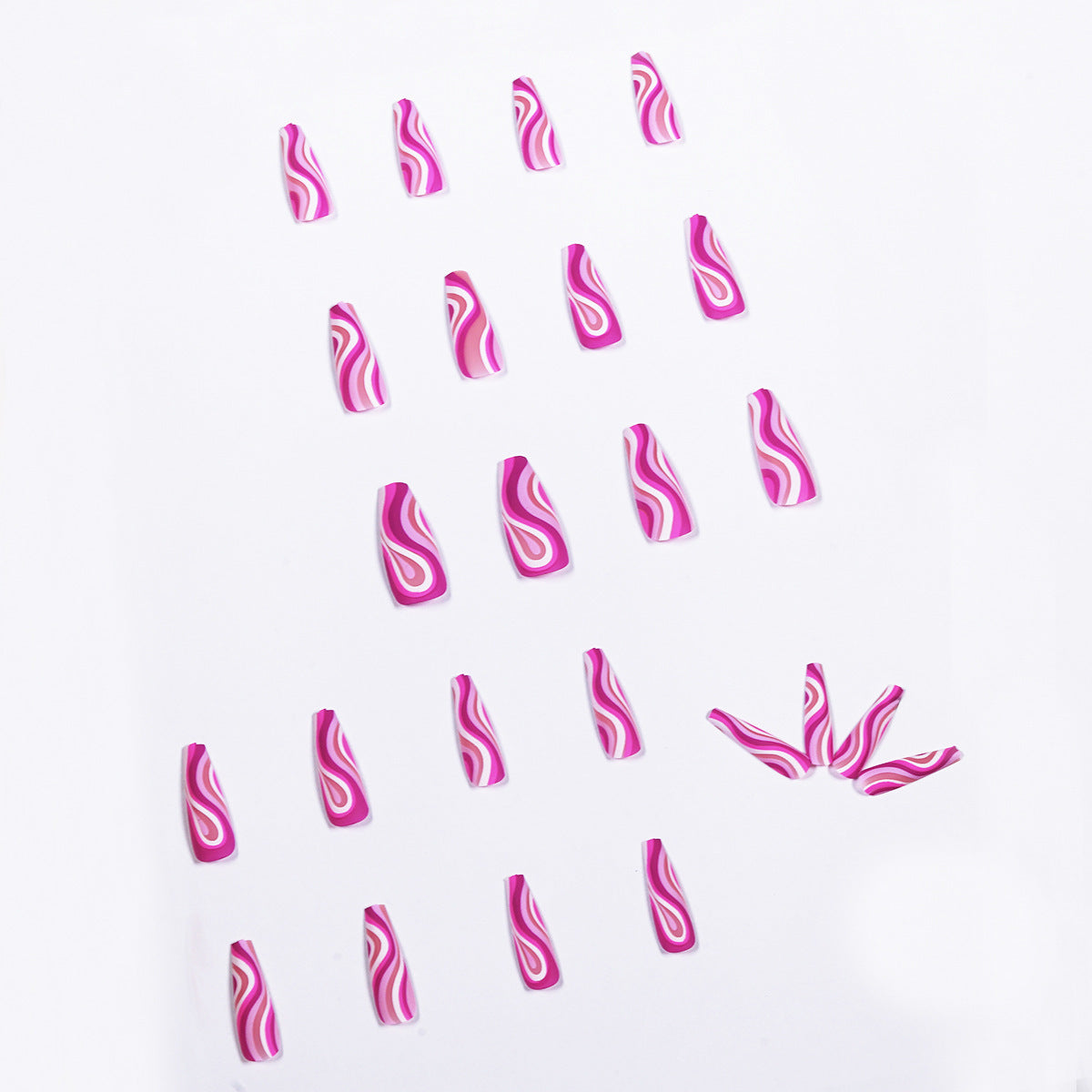 Detachable Press-On Nails – Finished Artistic Fake Nail Tips