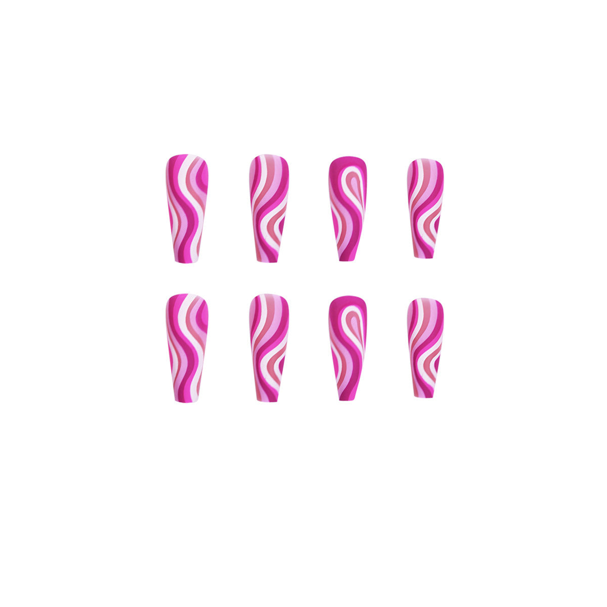 Detachable Press-On Nails – Finished Artistic Fake Nail Tips