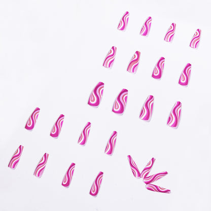 Detachable Press-On Nails – Finished Artistic Fake Nail Tips