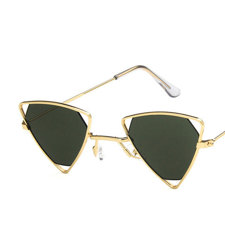 RBRARE Retro Alloy Triangle Sunglasses – Gothic Vintage Shades