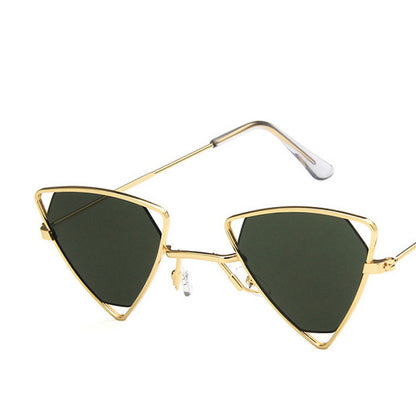 RBRARE Retro Alloy Triangle Sunglasses – Gothic Vintage Shades