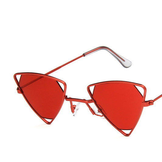 RBRARE Retro Alloy Triangle Sunglasses – Gothic Vintage Shades