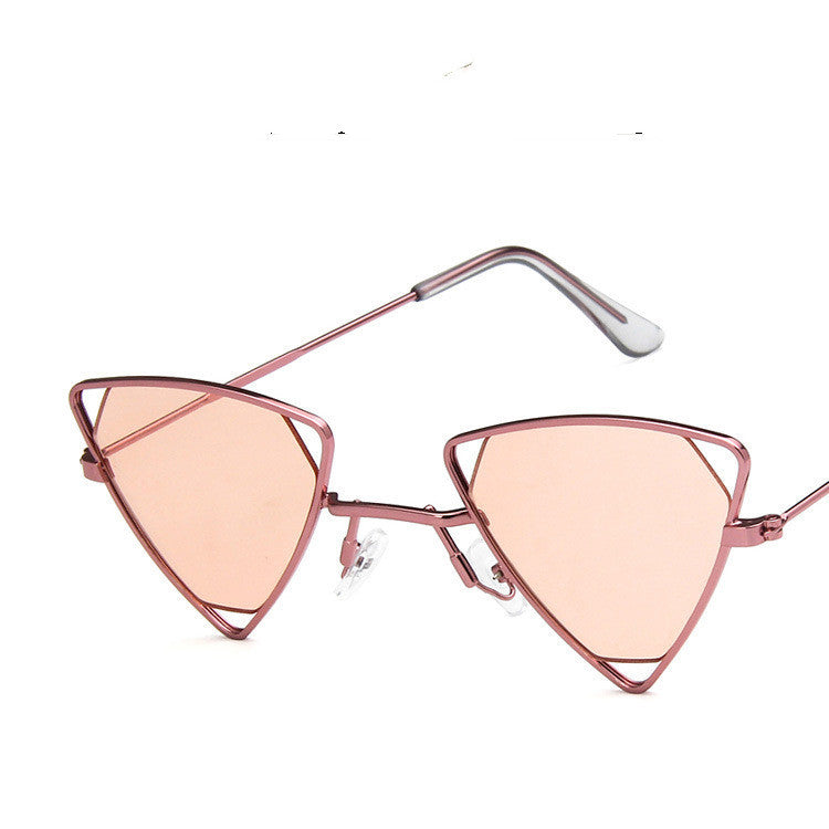 RBRARE Retro Alloy Triangle Sunglasses – Gothic Vintage Shades