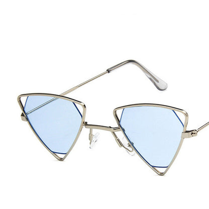 RBRARE Retro Alloy Triangle Sunglasses – Gothic Vintage Shades