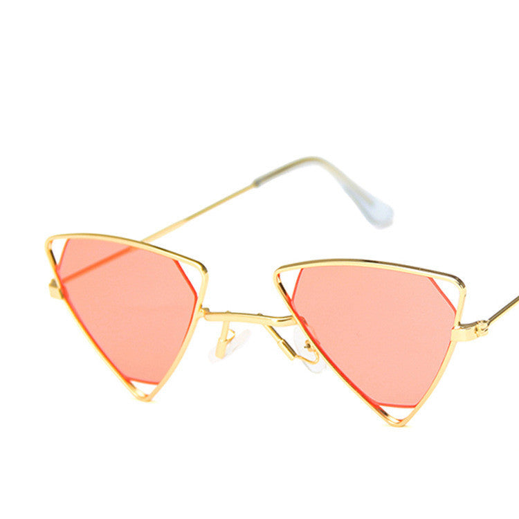 RBRARE Retro Alloy Triangle Sunglasses – Gothic Vintage Shades