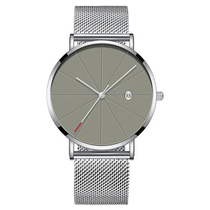 Thin Stainless Steel Men’s Quartz Watch