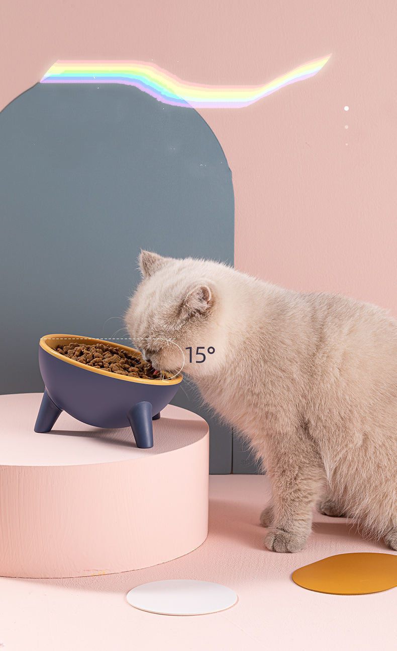 Cat & Dog Bowl with Stand – Nordic Style Raised Feeder for Pets, Rabbits & Bunnies