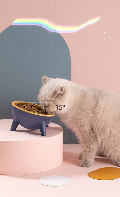 Cat & Dog Bowl with Stand – Nordic Style Raised Feeder for Pets, Rabbits & Bunnies