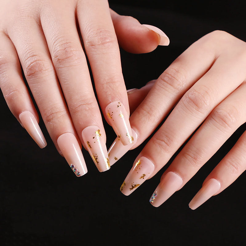 Ballet False Nails – Finished Press On Nails for Easy Wear & Stylish Manicure