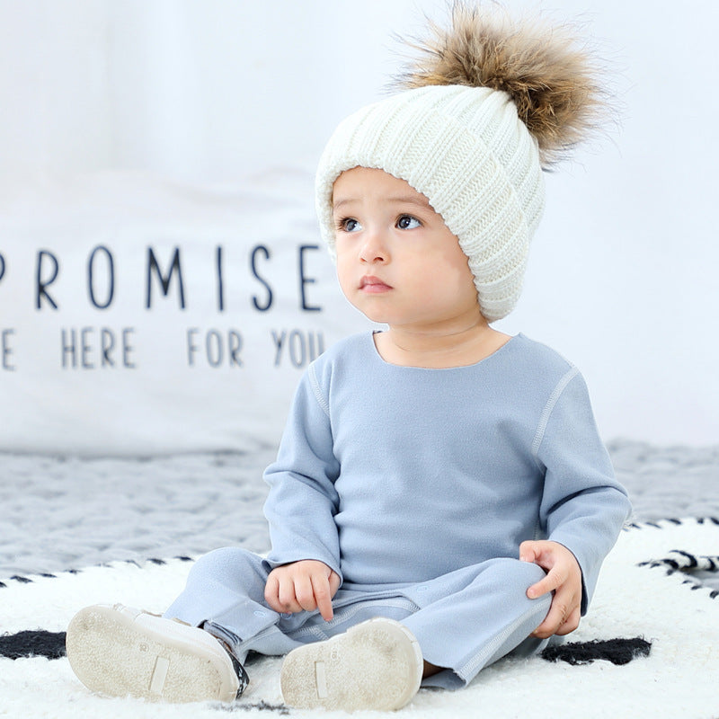 "Baby Pajamas Cotton Climbing Romper Sleepwear"