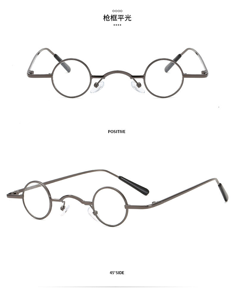 Super Small Round Retro Sunglasses – Hip Hop Style