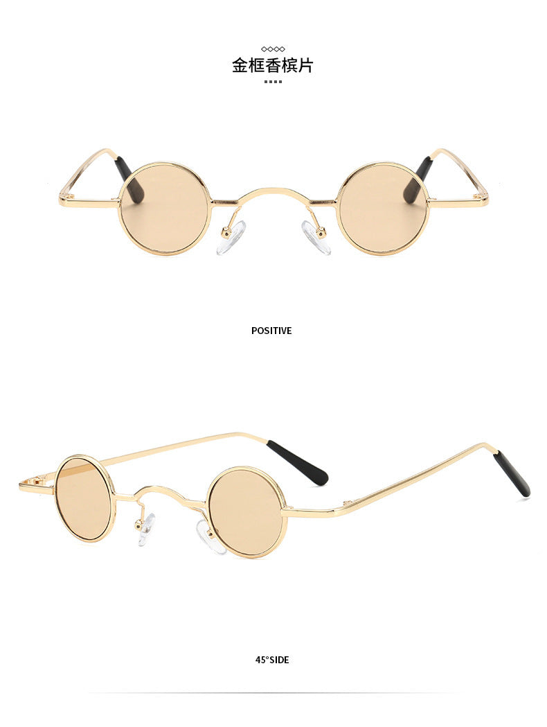 Super Small Round Retro Sunglasses – Hip Hop Style