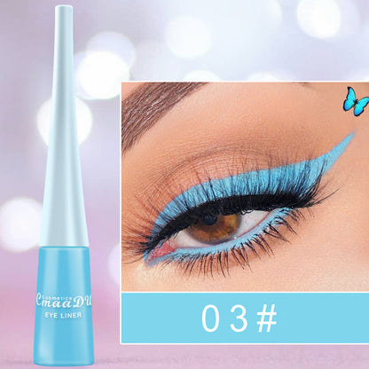 17 Color Matte & Glitter Liquid Eyeliner Set