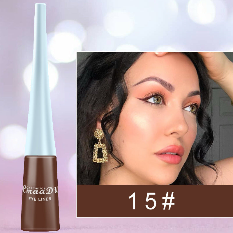 17 Color Matte & Glitter Liquid Eyeliner Set
