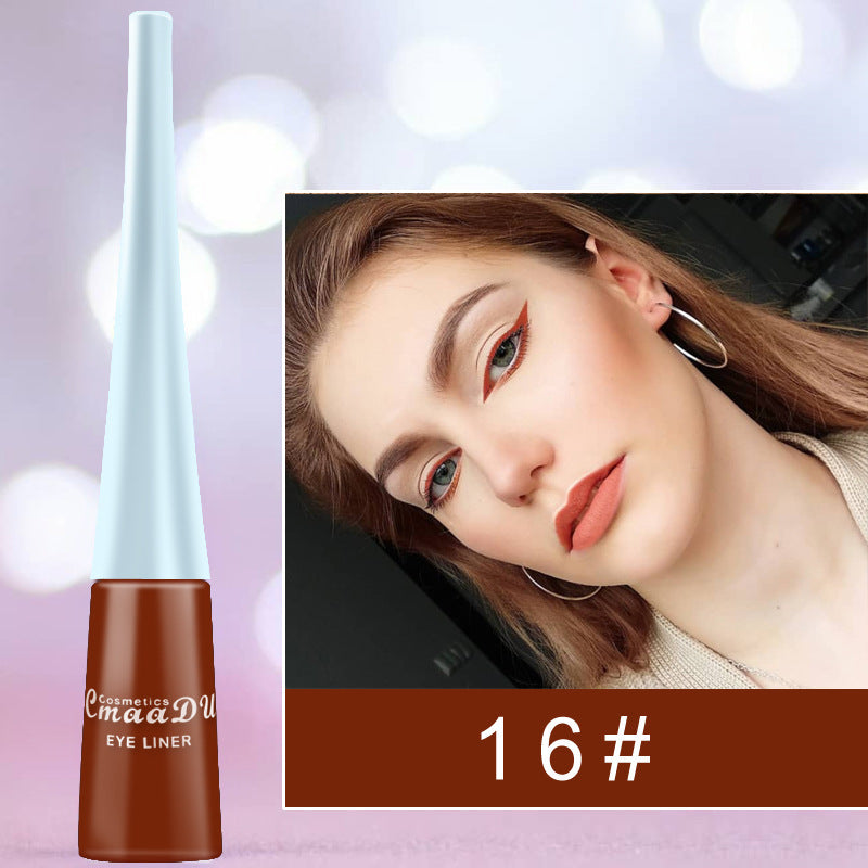 17 Color Matte & Glitter Liquid Eyeliner Set