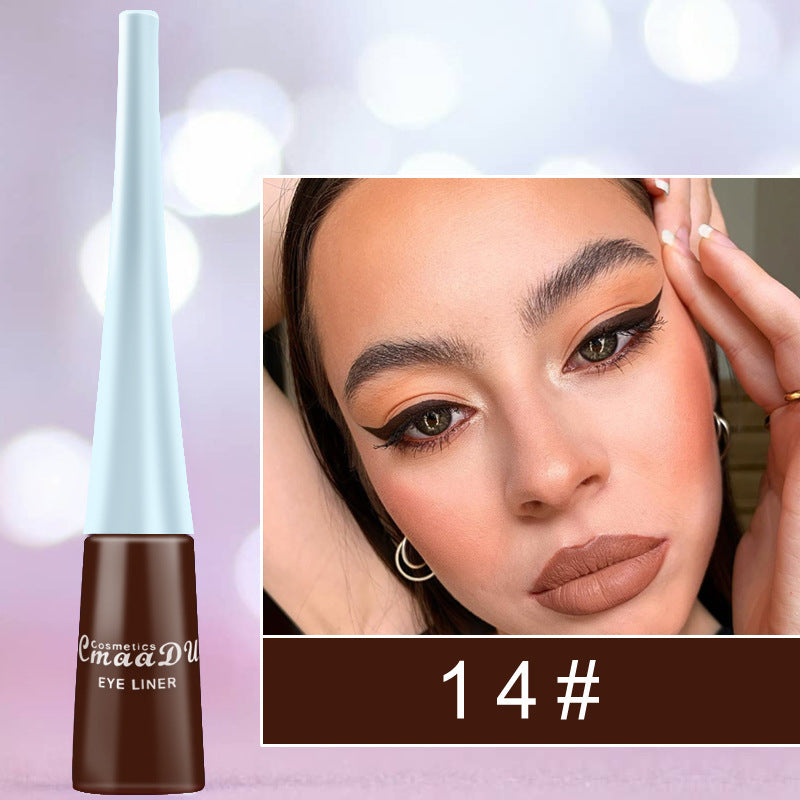 17 Color Matte & Glitter Liquid Eyeliner Set