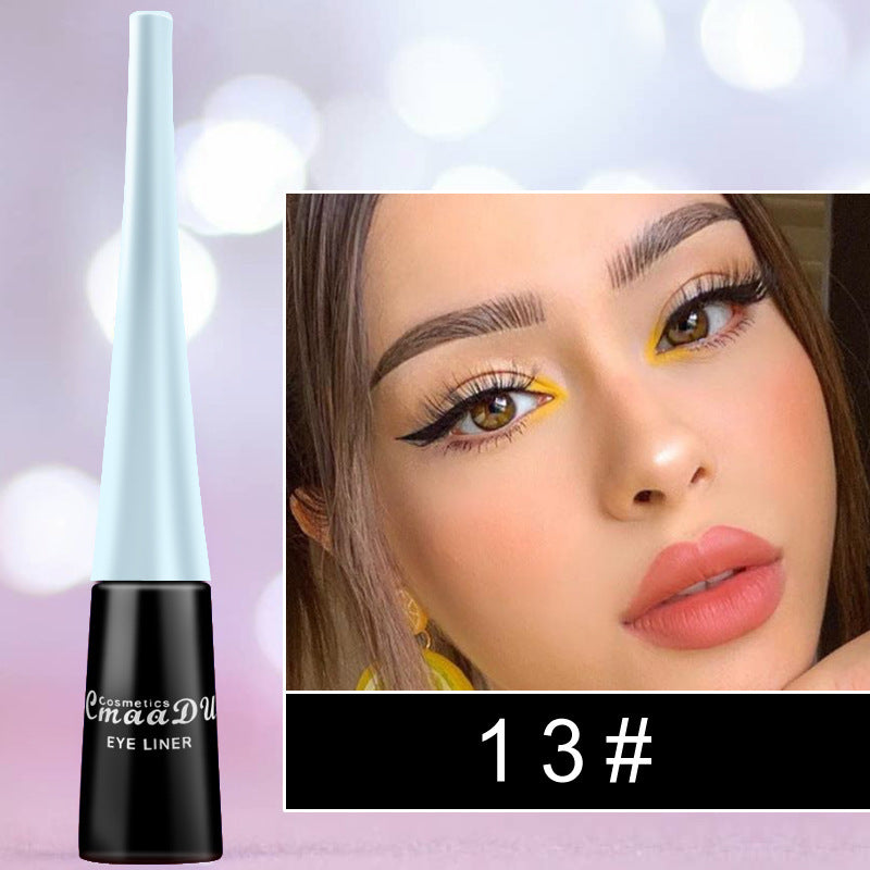 17 Color Matte & Glitter Liquid Eyeliner Set