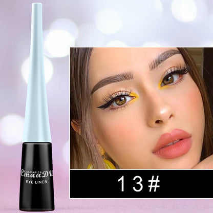17 Color Matte & Glitter Liquid Eyeliner Set