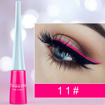17 Color Matte & Glitter Liquid Eyeliner Set