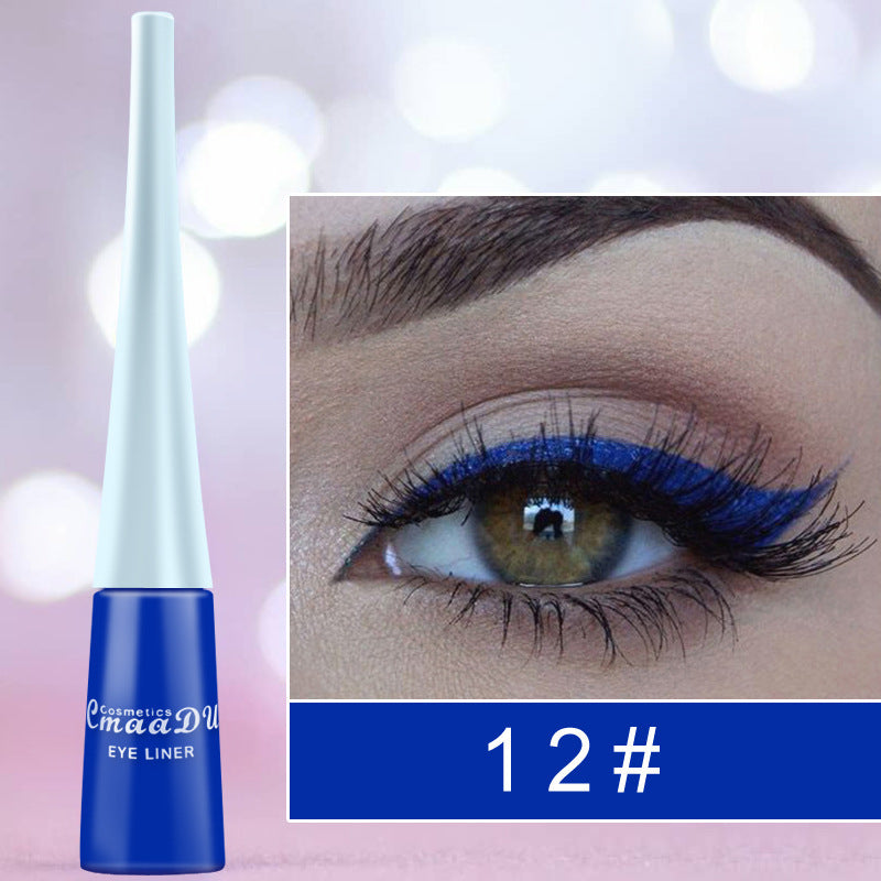 17 Color Matte & Glitter Liquid Eyeliner Set