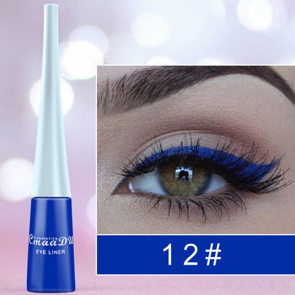 17 Color Matte & Glitter Liquid Eyeliner Set