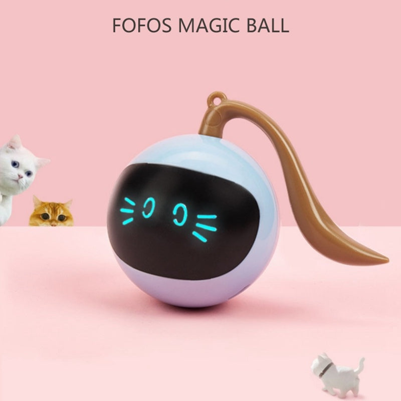 LED Rotating Interactive Pet Ball