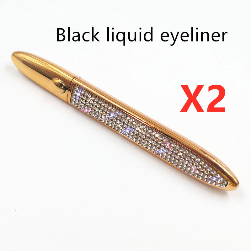 Self-Adhesive False Eyelashes with Multicolor Eyeliner – No Glue Needed