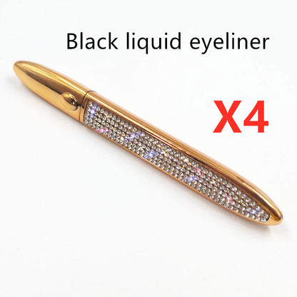 Self-Adhesive False Eyelashes with Multicolor Eyeliner – No Glue Needed