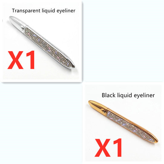 Self-Adhesive False Eyelashes with Multicolor Eyeliner – No Glue Needed