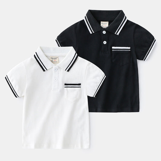 "Boys Polo T-Shirt Summer Casual Shirt for Kids"