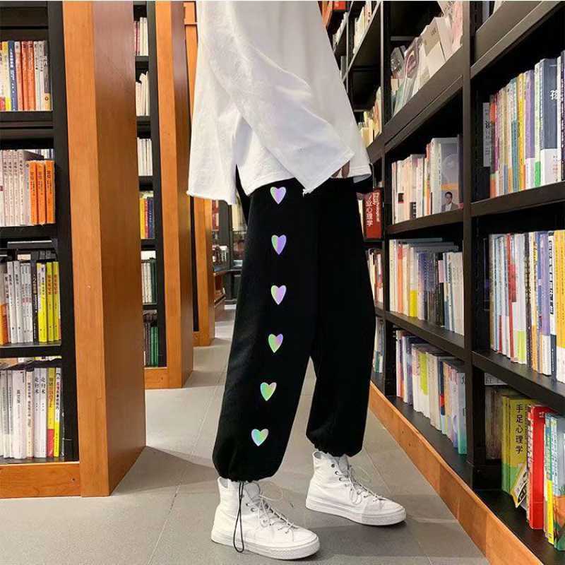 High Waist Drawstring Pants – Loose Fit